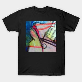 Bumping bumper cars rolling art T-Shirt